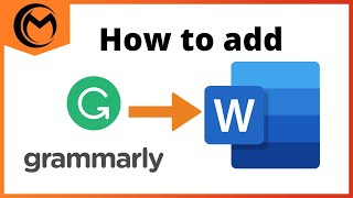 How to add Grammarly to Microsoft Word [upl. by Handal]