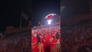 3rd quarter light show during Nebraska vs Colorado game🔥🔥 [upl. by Gnal]