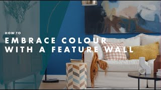 Feature Wall Ideas  How To Embrace Colour With A Feature Wall  Bunnings Warehouse [upl. by Idoj]