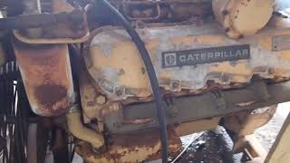 CAT 3208 TURBO WITH STUCK INJECTION PUMP [upl. by Terriss]