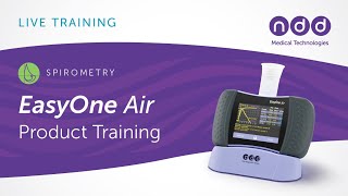 Live spirometry training with the EasyOne Air  Oct 26 [upl. by Sauls]