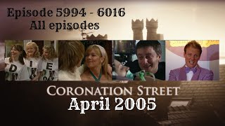 Coronation Street  April 2005 [upl. by Enyleve481]