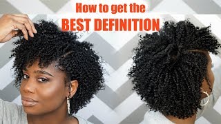 How To Get The Most Defined Flat TwistOut  MissKenK [upl. by Oirevlis]