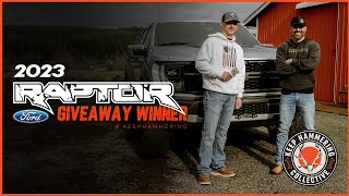 2023 Raptor Giveaway Winner [upl. by Zurek876]