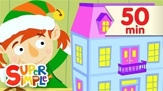 10 Little Elves  More  Kids Song Collection  Super Simple Songs [upl. by Cirdor323]