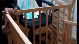 How To Assemble Baby Cot  Mothercare Cot [upl. by Liatnahs364]