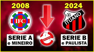 15 Clubes que foram Rebaixados no Brasileirão e no Estadual no MESMO ANO [upl. by Llerehs970]