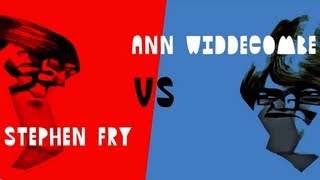 Stephen Fry vs Ann Widdecombe Catholic Church iq2 Shorts [upl. by Aihsyak]