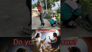 SATAN😈😂  JESUS WIN❤  JESUS PAPA❤💫 shorts jesus love [upl. by Osnola]