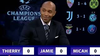 Thierry Henry gets tricked but who wins the quiz [upl. by Ariaes]