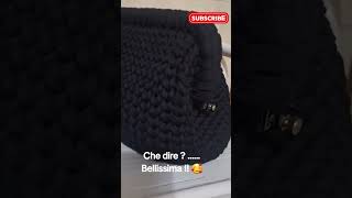 Fare una bellissima borsa alluncinetto con chiusura a scatto 🥰️ Un fondo ovale e punto maglia🤩️ [upl. by Nomelif]