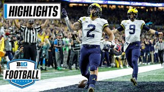 Big Ten Championship Iowa vs Michigan  Big Ten Football  Highlights  Dec 4 2021 [upl. by Cord94]