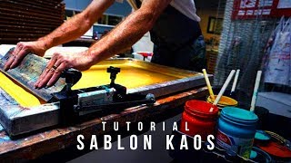 Cara Nyablon Kaos LENGKAP  Tutorial Sablon Kaos untuk Pemula  Mini Workshop [upl. by Blasius]