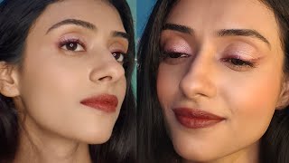 AutumnFall Makeup Tutorial  Cherry Brown Eyeliner 🍒 [upl. by Gladwin]