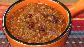 Chili Recipe  How to Make Homemade Chili [upl. by Henleigh]