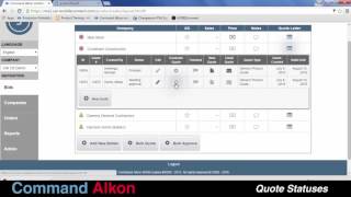 Quote Statuses in MOBILEsales by Command Alkon [upl. by Coyle]