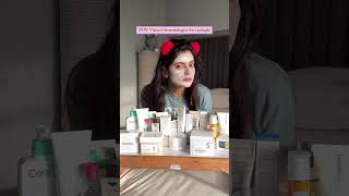 Dermatologist ya डर मत ologistKiski advice follow kare 😆 beautyproducts comedy [upl. by Ahsinal]