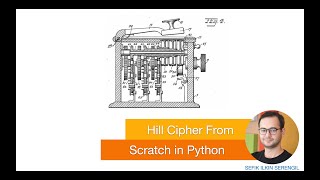 Hill Cipher In Python From Scratch [upl. by Moulton]