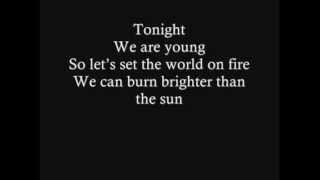 Fun ft Janelle Monae  We Are Young Official Lyrics [upl. by Floeter]