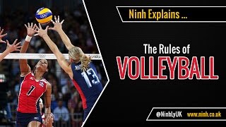 The Rules of Volleyball  EXPLAINED [upl. by Eelessej]