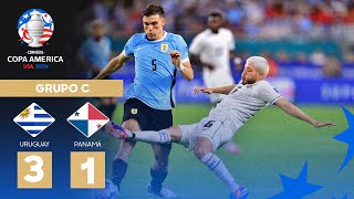 Copa América 2024  Uruguay 31 Panamá  Grupo C [upl. by Nahttam572]