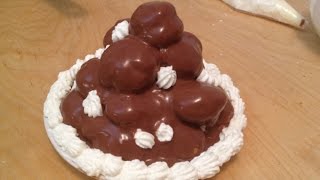 Come fare la Profiteroles al cioccolato by expasticcere [upl. by Hahnert]