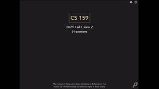 CS 159 2021 Fall E2 [upl. by Mauricio365]