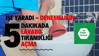 5 Dakikada MutfakBanyo ve Lavabo Tıkanıklığı Açma Yöntemi [upl. by Sari]