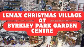 Lemax Christmas Model Village display at Byrkley Park Garden Centre 2024 [upl. by Isiad]