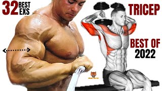 32 BEST TRICEPS WORKOUT AT GYM [upl. by Nelleoj372]