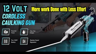 12V Cordless Caulking Gun  Harbor Freight Doesnt Sell This [upl. by Sanyu]