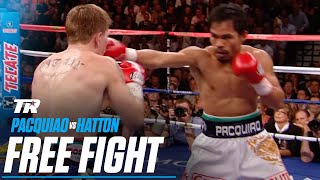 THE KO THAT CHANGED EVERYTHING  Manny Pacquiao Destroys Ricky Hatton  FREE FIGHT [upl. by Romeon]