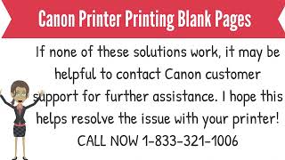 Call 18333211006 for IJstartcanon  Canon Printer Printing Blank Pages  IJ start Canon Setup [upl. by Rosenthal]