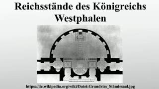 Reichsstände des Königreichs Westphalen [upl. by Htebi]