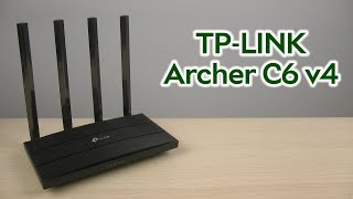 Розпаковка TPLINK Archer C6 v4 [upl. by Auhsuoj]