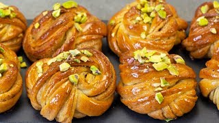 Swedish Cardamom Pistachio Buns Kardemummabullar [upl. by Eads]