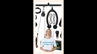 Transform Your Fitness with RENRANRING Home Gym Pulley System [upl. by Eissel]