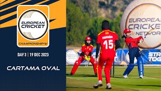 🔴 European Cricket ChampionshipW 2023  Day 3  T10 Live International Cricket  European Cricket [upl. by Uriah780]