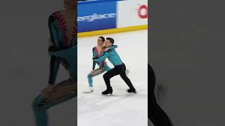 Guignard  Fabbri ITA dance to the lead at GPFigure de France FigureSkating [upl. by Shep321]