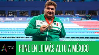 Arnulfo Castorena GANA oro para México en paranatación en París 2024 [upl. by Ttej]