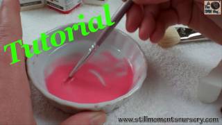 Mottling skin Painting Tutorial with Real Effect air dry paints  Nikki Holland vlog 136 [upl. by Annaegroeg]