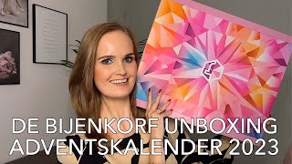 DE BIJENKORF ADVENTSKALENDER 2023 UNBOXING [upl. by Neirod837]