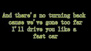 Taio Cruz  Fast car Lyrics [upl. by Monahan355]