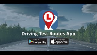 Driving Test Routes App  How it Works [upl. by Enoyrt]