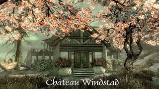 Château Windstad  Skyrim SE Hearthfire Home [upl. by Kirenoj575]