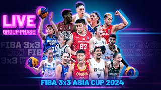 RELIVE  FIBA 3x3 Asia Cup 2024  Day 3  Group Phase  Session 1  3x3 Basketball [upl. by Nosmas]