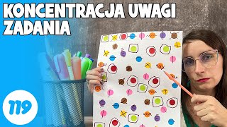 KONCENTRACJA UWAGI DLA DZIECI  Ćwiczenia na percepcję wzrokową  Idealna Mama [upl. by Ettedualc]