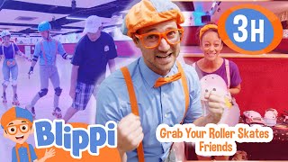 Blippi and Meekahs Roller SkateAMania  Blippi and Meekah Best Friend Adventures [upl. by Rici]