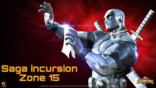 Saga incursion  mcoc  zone 15  marvel contest of champions [upl. by Vadnee]