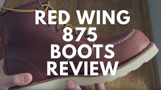 Red Wing Heritage 875 quotOroiginalquot Boots 6quot Moc [upl. by Akinirt]